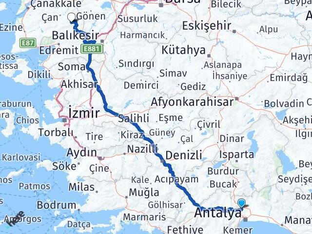 Yeniköy Yenice Arası Kaç Km - Yol Tarifi