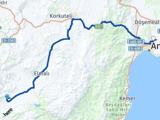 Ahatlı Kepez Arası Kaç Km - Yol Tarifi