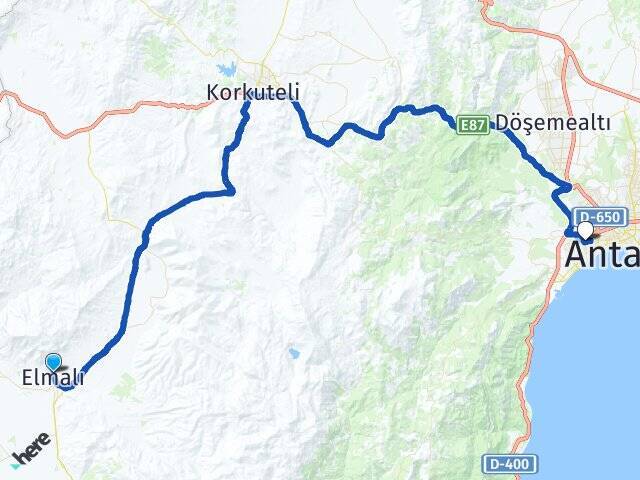 Camicedit Akdeniz Üniversitesi Arası Kaç Km - Yol Tarifi