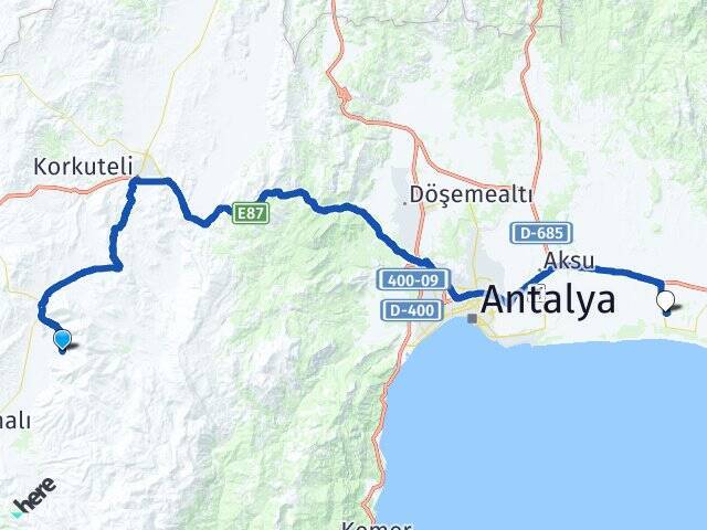 Karaköy Akev Üniversitesi Arası Kaç Km - Yol Tarifi