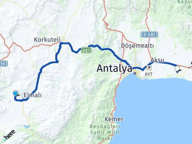 Kışla Akev Üniversitesi Arası Kaç Km - Yol Tarifi