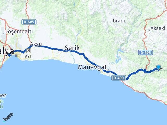 Kalecik Akdeniz Üniversitesi Arası Kaç Km - Yol Tarifi