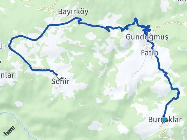 Umutlu Senir Arası Kaç Km - Yol Tarifi
