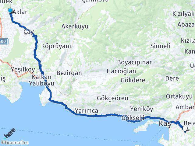 Çavdır Bayındır Arası Kaç Km - Yol Tarifi
