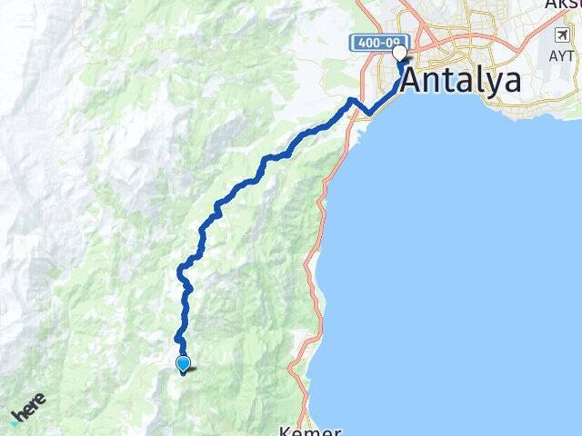 Ovacık Akdeniz Üniversitesi Arası Kaç Km - Yol Tarifi