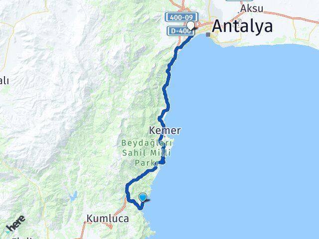 Ulupınar Akdeniz Üniversitesi Arası Kaç Km - Yol Tarifi