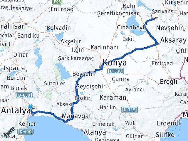 Duacı Agacli Ihlara Hotel Arası Kaç Km - Yol Tarifi