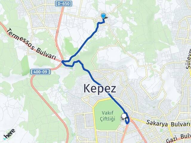 Duacı Antalya Otogarı Arası Kaç Km - Yol Tarifi