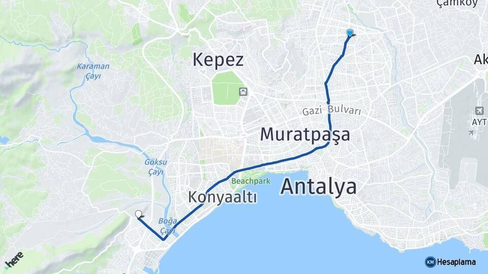 Habibler Hurma Arası Kaç Km - Yol Tarifi