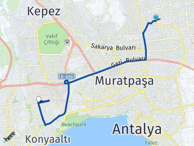Sütçüler Akdeniz Üniversitesi Arası Kaç Km - Yol Tarifi