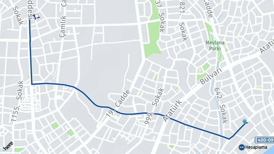 Antalya Konyaaltı Uncalı Konyaaltı Arası Kaç Km - Yol Haritası