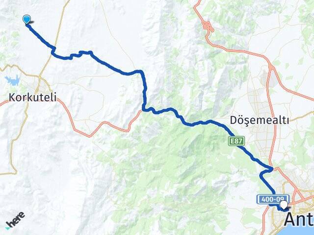 Akyar Akdeniz Üniversitesi Arası Kaç Km - Yol Tarifi