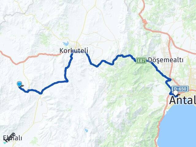 Duraliler Akdeniz Üniversitesi Arası Kaç Km - Yol Tarifi