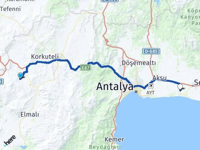 Kozağacı Akev Üniversitesi Arası Kaç Km - Yol Tarifi