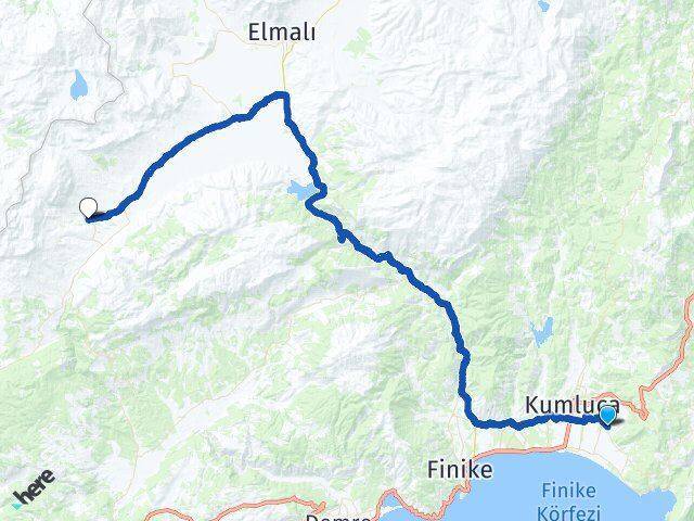 Beykonak Gömbe Arası Kaç Km - Yol Tarifi