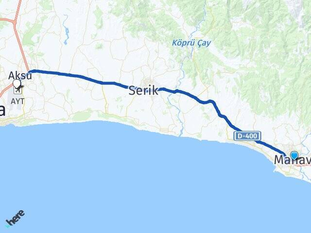 Bahçelievler Antalya Havalimanı Arası Kaç Km - Yol Tarifi