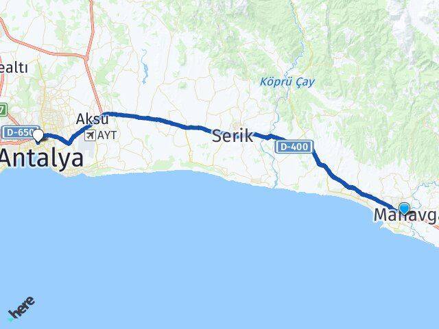 Bahçelievler Muratpaşa Arası Kaç Km - Yol Tarifi