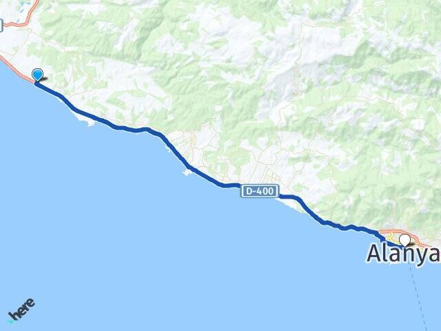 Çenger Alanya Arası Kaç Km - Yol Tarifi