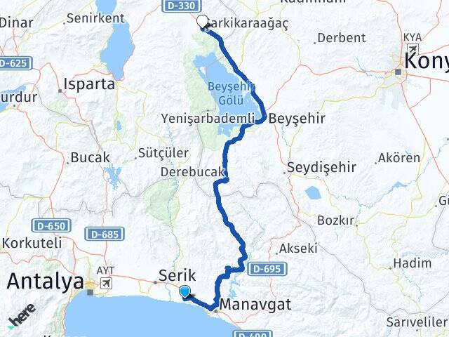 Kısalar Şarkikaraağaç Arası Kaç Km - Yol Tarifi