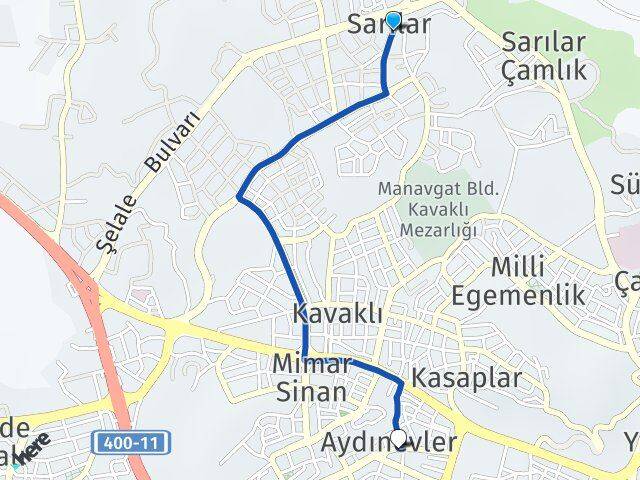 Sarılar Aydınevler Arası Kaç Km - Yol Tarifi