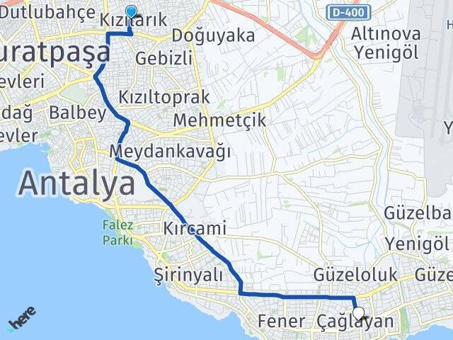 Kızılarık Çağlayan Arası Kaç Km - Yol Tarifi