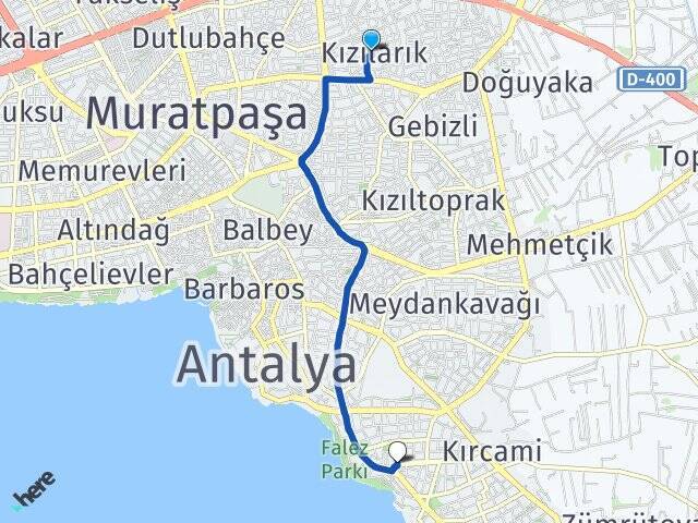 Kızılarık Yeşilbahçe Arası Kaç Km - Yol Tarifi