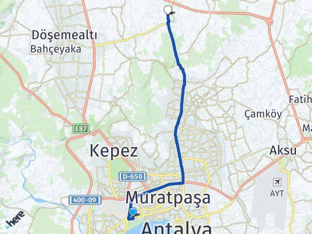 Meltem Kepez Arası Kaç Km - Yol Tarifi