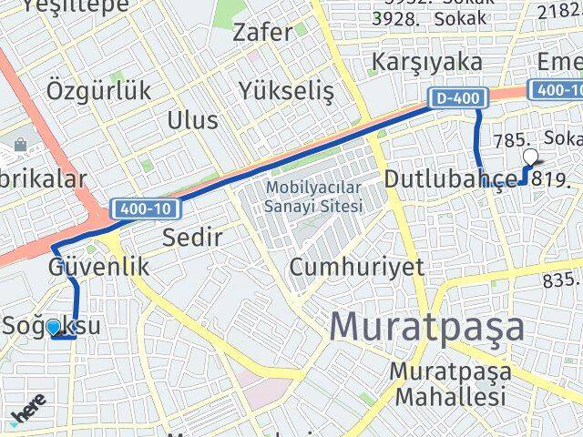Soğuksu Konuksever Arası Kaç Km - Yol Tarifi