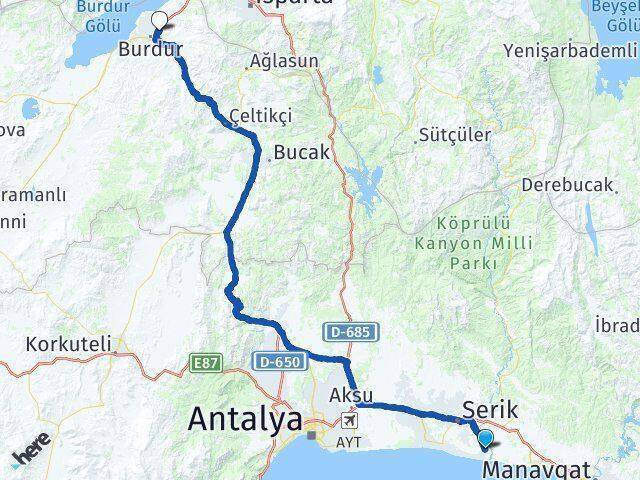 Boğazkent Mehmet Akif Ersoy Üniversitesi Arası Kaç Km - Yol Tarifi