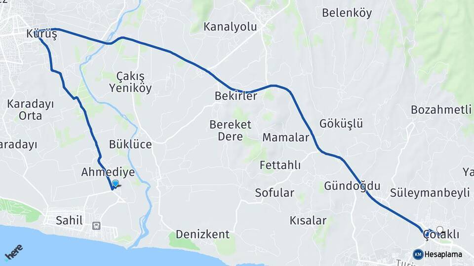 Boğazkent Çolaklı Arası Kaç Km - Yol Tarifi