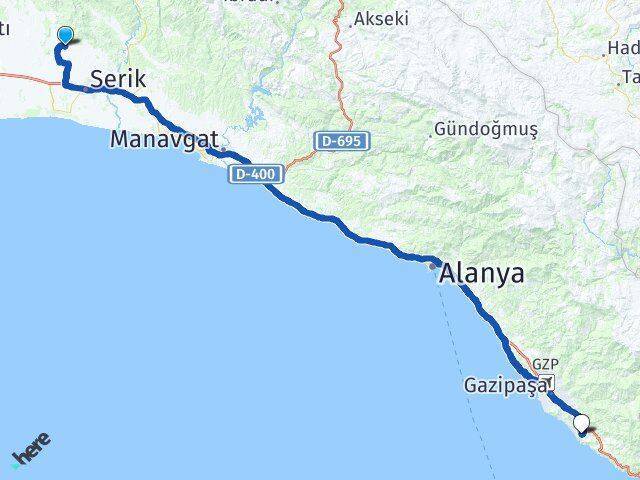 Pınarcık Muzkent Arası Kaç Km - Yol Tarifi
