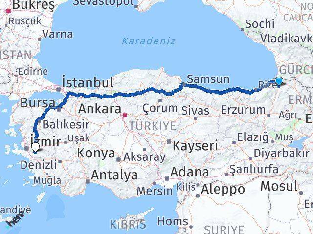 Artvin Bayındır Arası Kaç Km - Yol Tarifi