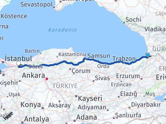 Kaynarca Serdivan Arası Kaç Km - Yol Tarifi
