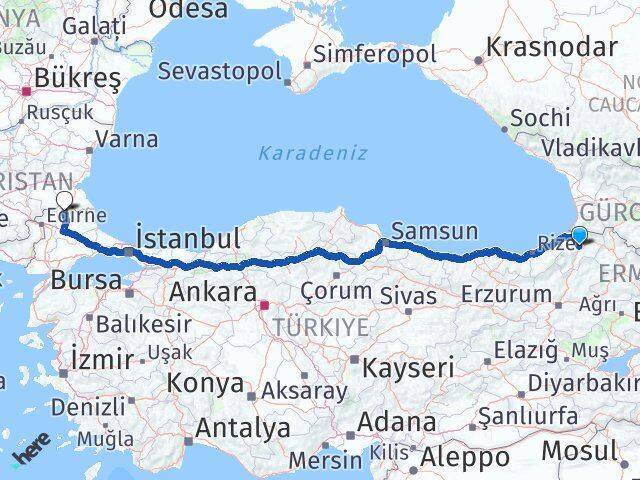 Artvin Kofçaz Arası Kaç Km - Yol Tarifi