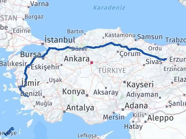 Aydın Çamoluk Arası Kaç Km - Yol Tarifi
