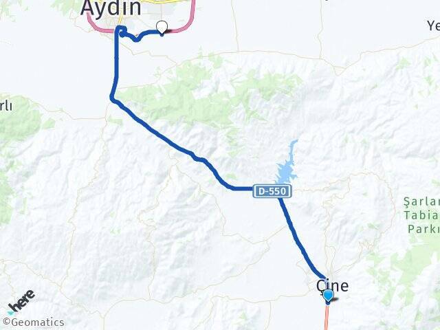 Evciler Aydın Çıldır Havalimanı Arası Kaç Km - Yol Tarifi