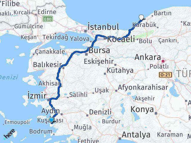 Ak-Yeniköy Zonguldak Arası Kaç Km - Yol Tarifi