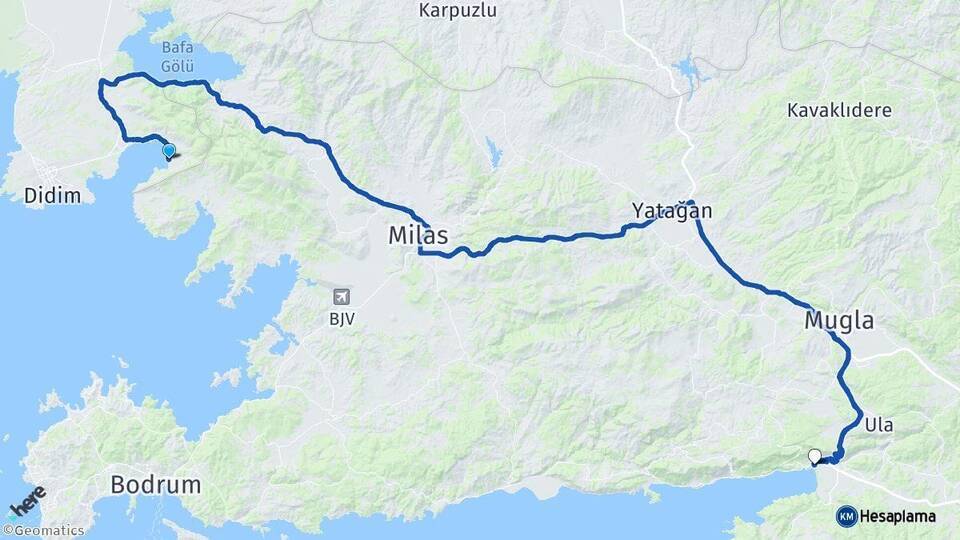 Akbük Akyaka Arası Kaç Km - Yol Tarifi