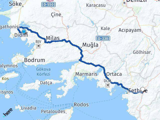 Akbük Seydikemer Arası Kaç Km - Yol Tarifi