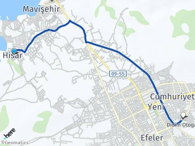 Hisar Didim Otogarı Arası Kaç Km - Yol Tarifi