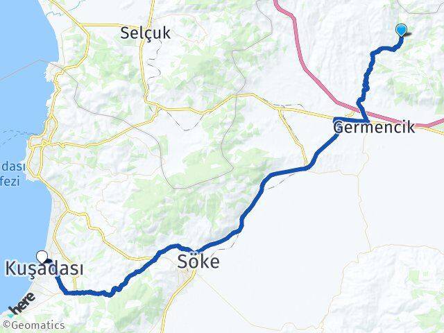 Bozköy Kuşadası Arası Kaç Km - Yol Tarifi