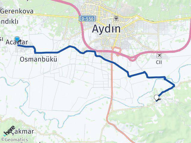 Acarlar Baltaköy Arası Kaç Km - Yol Tarifi