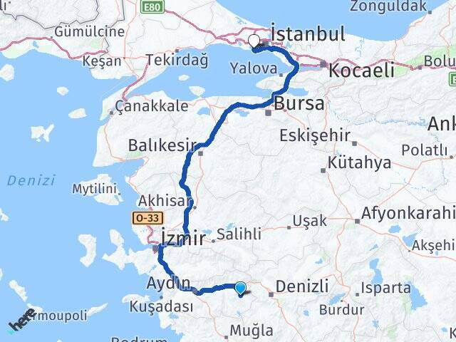 Esençay Aydın Üniversitesi Arası Kaç Km - Yol Tarifi