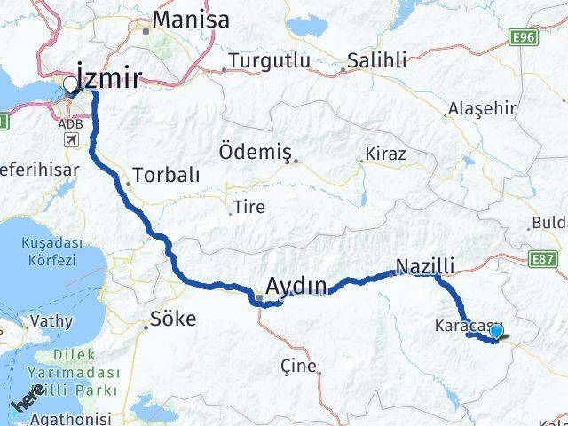 Geyre İzmir Arası Kaç Km - Yol Tarifi