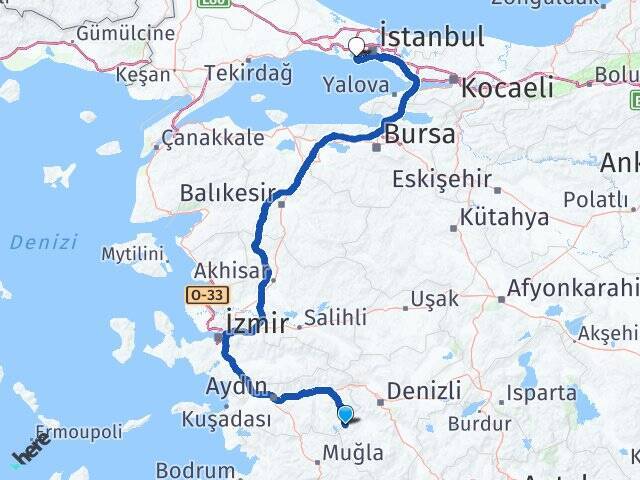 Tekeliler Aydın Üniversitesi Arası Kaç Km - Yol Tarifi