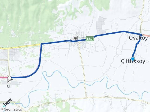 Çiftlikköy Aydın Çıldır Havalimanı Arası Kaç Km - Yol Tarifi