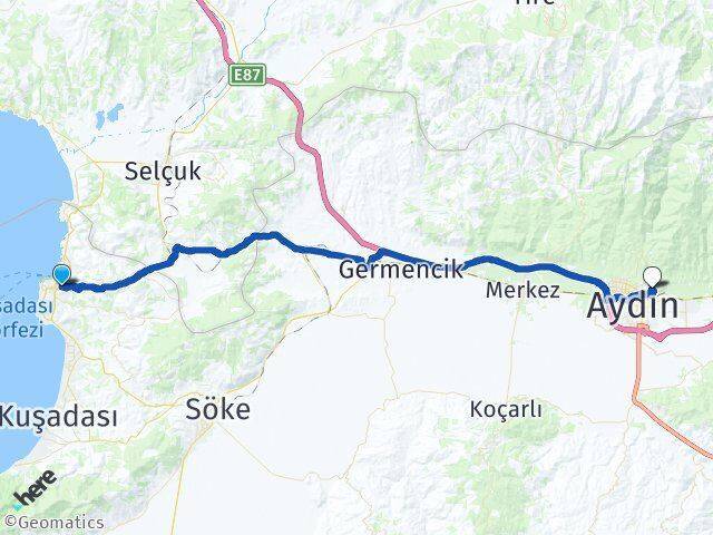 İkiçeşmelik Adnan Menderes Üniversitesi Arası Kaç Km - Yol Tarifi