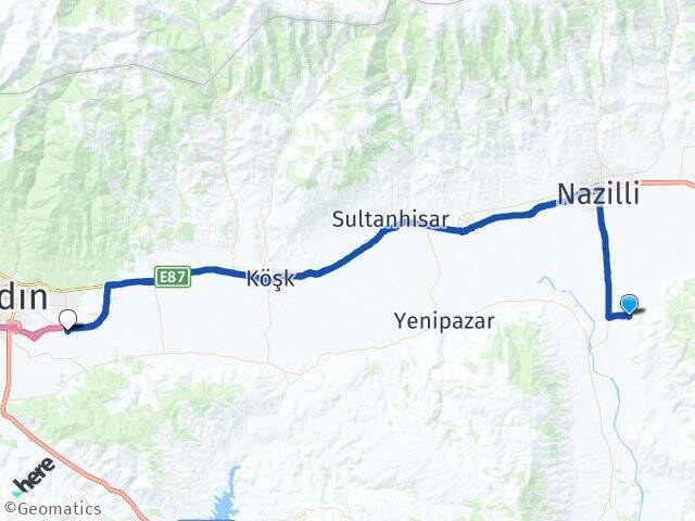 Hamidiye Aydın Çıldır Havalimanı Arası Kaç Km - Yol Tarifi