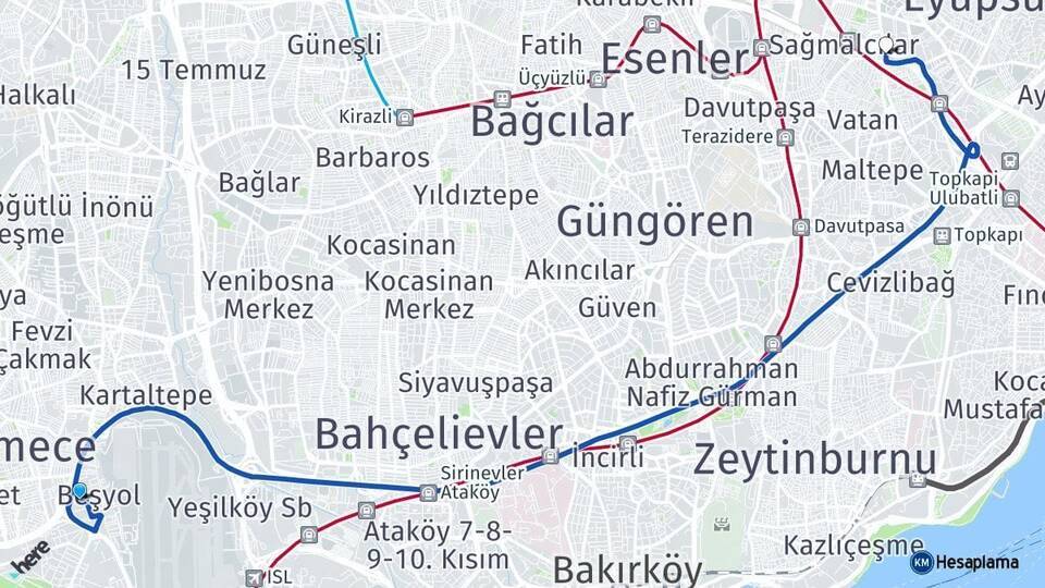 Aydın Üniversitesi Nişantaşı Üniversitesi Arası Kaç Km - Yol Tarifi