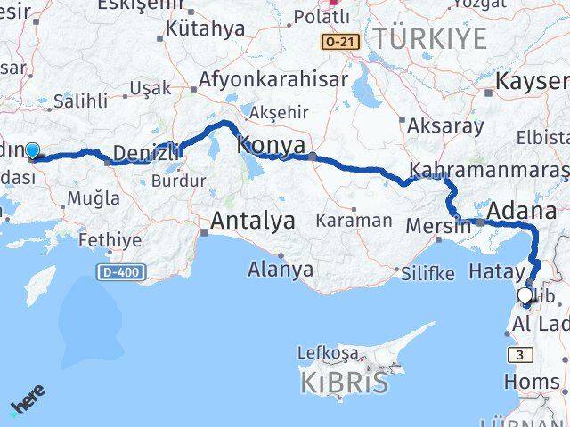 Aydın Yayladağı Arası Kaç Km - Yol Tarifi
